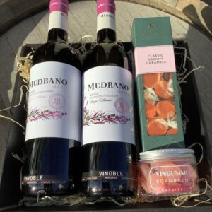 Vingave - Gavekurv - Spanske vine & Bornholmske lækkerier