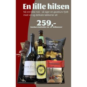 Vingave - En lille Hilsen - Lille Gavekurv