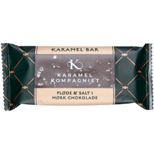 Karamel Kompagniet - Karamel bar - Mørk chokolade m. Læsøsalt
